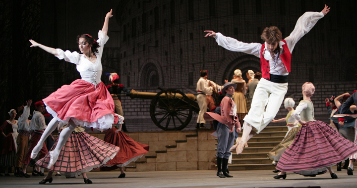 Anastasia Meskova as Jeanne. Andrei Merkuriev as Jerome.<br />Photo by Damir Yusupov.