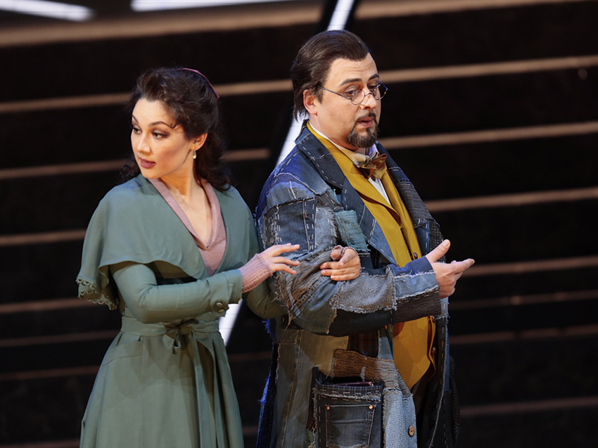 As Colline in  La Bohème. Photo by Damir Yusupov.