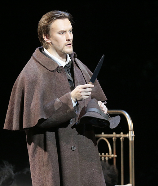 As Prince Myshkin in The Idiot. Photo by Damir Yusupov.